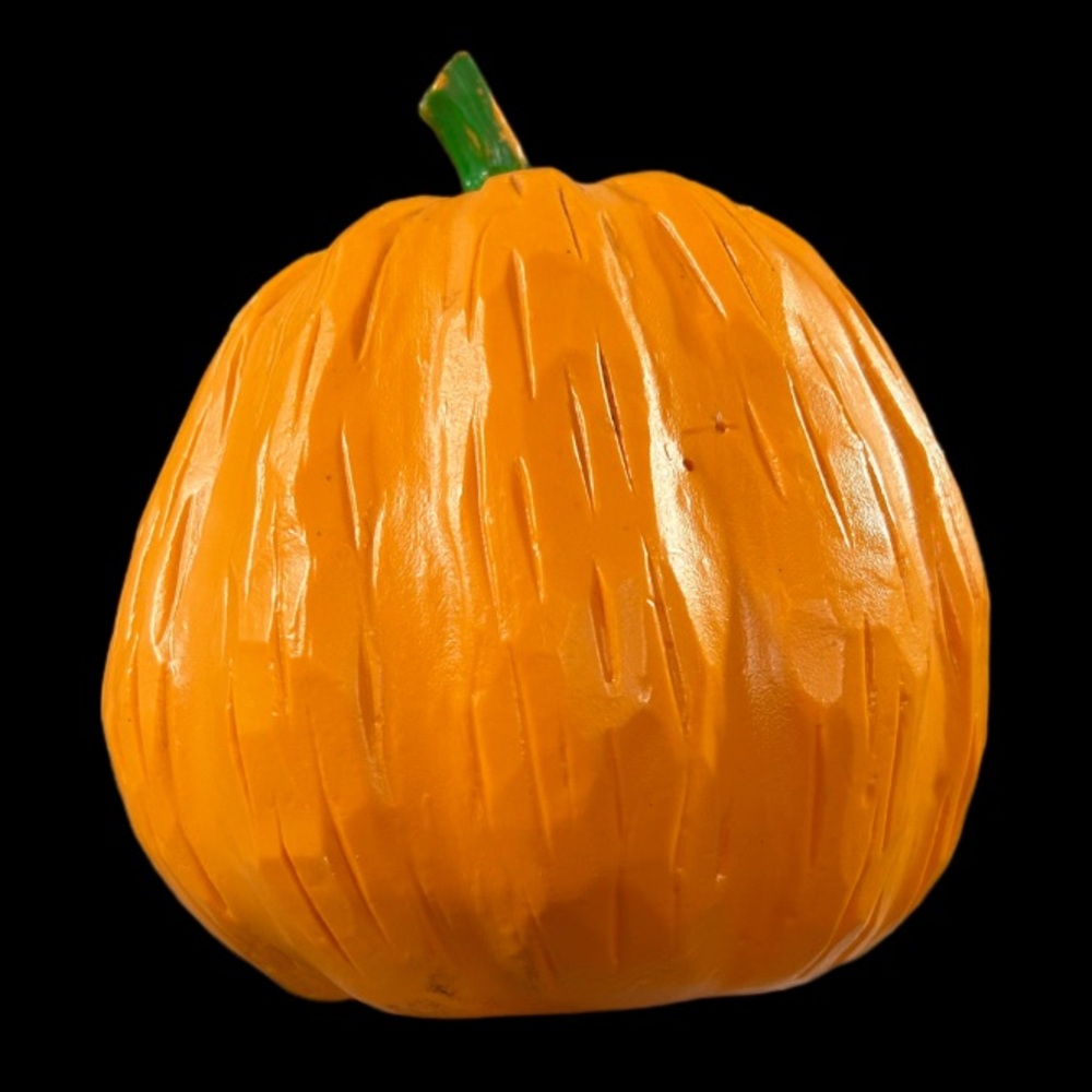 Halloween Light-Up Pumpkin Decor Repurposed LED Jack-o’-Lantern Eco-Friendly - Picture 6 of 7